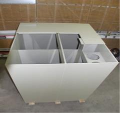 Filterbehälter zum Einbau in Stahlkorsett