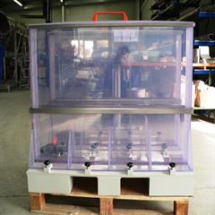 Versuchsbehälter aus PVC-Glas